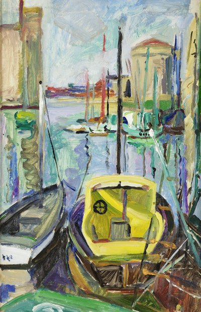 The Old Port, La Rochelle by Mildred Bendall